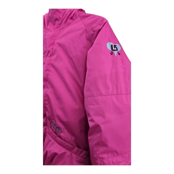 Burton Pink Girls Charm Snowboard Jacket,size XL, Like new condition - Picture 6 of 10